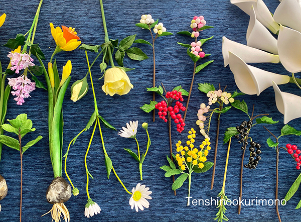 ボタニカルコース１　DECOクレイクラフト ｜ 富山の手芸教室「花の工房 天使の贈り物」